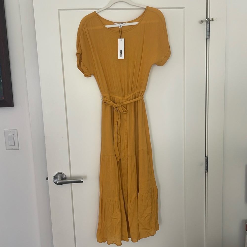 Brand new - BB Dakota Sundown Dress in Canary Yellow